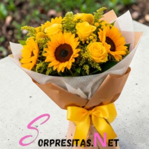 bouquet golden bloom