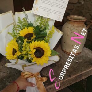 bouquet gratitud y luz