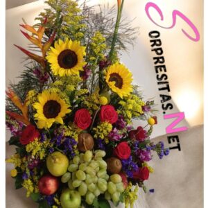 cesta "abundancia tropical"